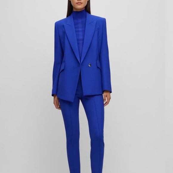 BOSS
REGULAR-FIT JACKET IN STRETCH FABRIC WITH ASYMMETRIC FRONT ‼️‼️ - Picture 1 of 11